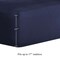 Cotton Rich 144 Thread Count Bed Sheet Set – Dark Denim, Twin/Full/Queen/King (3 & 4 Piece Options)